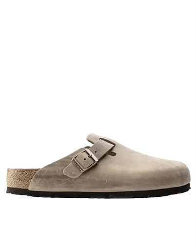 Boston Soft Footbed Oiled Leather Sandal - Tobacco Brown - Birkenstock